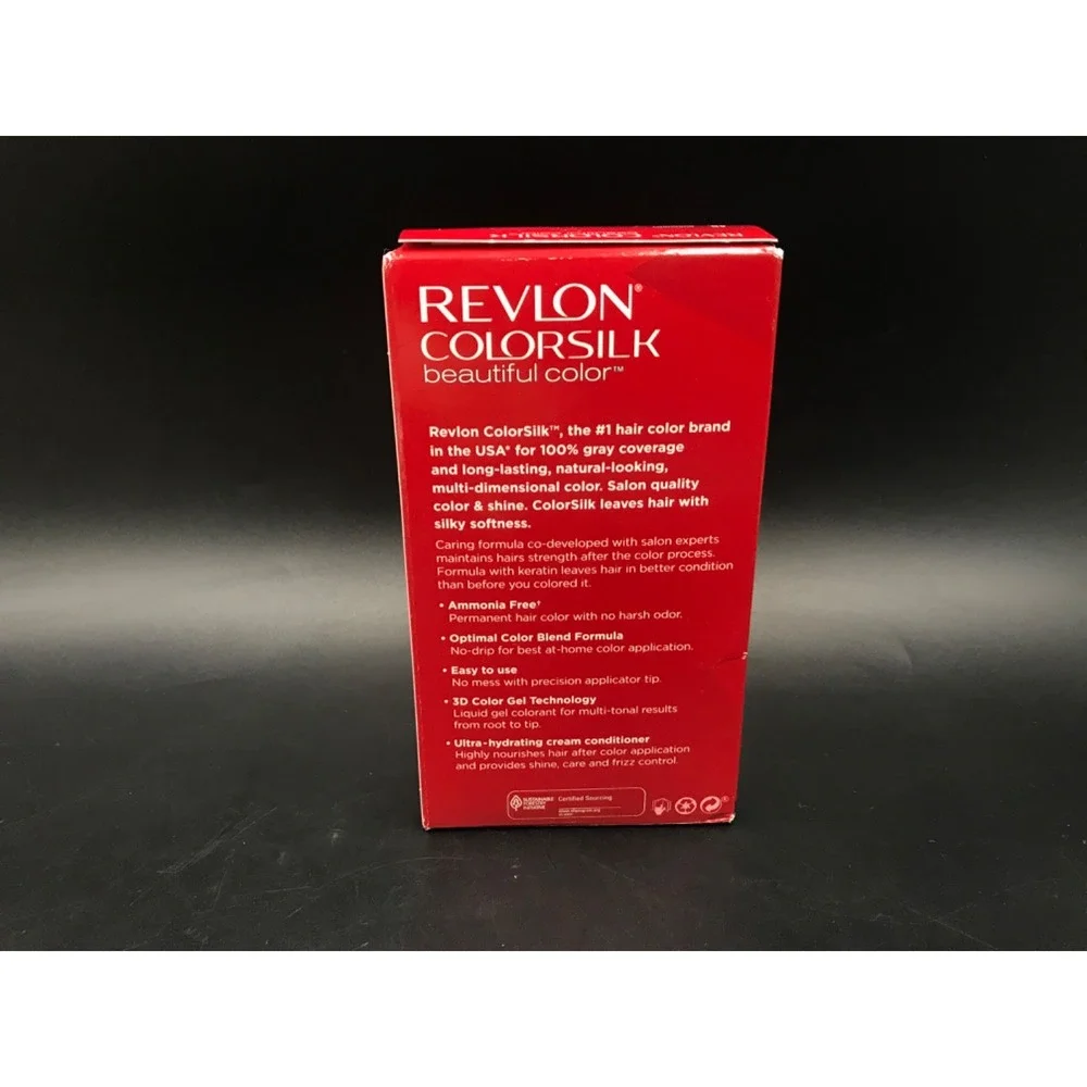 Revlon Color Silk with Bond Repair Complex, #48 Burgundy (Pack of 1)